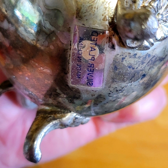 Silver Plated Tea Set - Picture 3 of 6